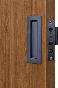 Dontay Sliding Pocket Door Handles,Heavy Duty Flush Edge Pull,4.72'',Black