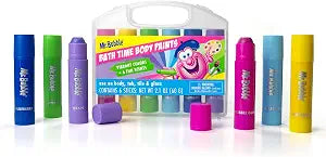 Mr. Bubble Bath Time Body Paints ï¿½ï¿½ï¿½ï¿½ï¿½ï¿½ï¿½ï¿½ï¿½ 6-Color Washable Bath Paint Sticks with Gentle, Kid-Safe Formula ï¿½ï¿½ï¿½ï¿½ï¿½ï¿½ï¿½ï¿½ï¿½ Fun Tub 