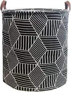 Waterproof Laundry Hamper Collapsible Laundry Basket Leather Handle Laundry Bag Large Clothes Storage Toy Organization for Bathroom Bedroom Laundryroom College Dorms (92-Satisfied laundry hampers)