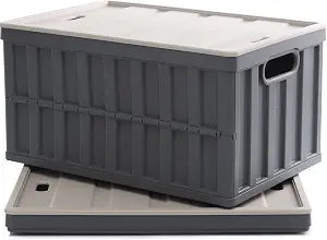 Citylife 2PC 64L Collapsible Storage Bins with Lids, Collapsible bins