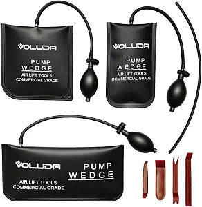 Inflatable Air Wedge & Air Shim Bag Pump, 3 Pack 330 LB Leveling Tool Kit