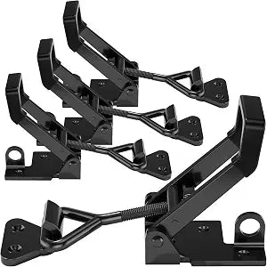 4Pack Heavy Duty Toggle Clamp Latch 4003 Style Pull Clamp Black for Smoker