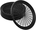 Paper Plate Holders, 15 Pack 10 Inch Reusable Plastic Plate Holders for 8-12 Inch Plates, Heavy Duty, Rattan-Style Woven Design for BBQ, Picnic, Camping and Party