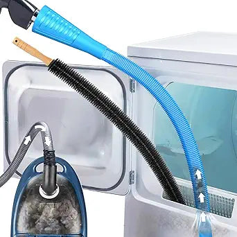 Sealegend 2 PCS Dryer Vent Cleaner Kit, Dryer Lint Vacuum Attachment&Brush