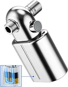 Veken Shower Filter, Chlorine, Lead & Sulphide Tested, One-Press Cartridge