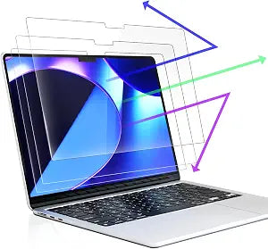 Peslv 3-Pack Anti Blue Light Screen Protector for MacBook Air 13.6/13 Inch