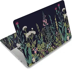 AIMSA Laptop Skin Sticker Decal, 12 13 13.3 14 15 15.4 15.6 inch Laptop Art Decal Protector Notebook Netbook PC 15.6" Universal Vinyl Cover, Flowers Plants