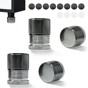 Adjustable Furniture Risers Metal,1.57 Inch Diameter Heavy Duty Table Leg Risers Adjustable from 0.9 to 1.54 Inches for Sofas, Beds,Microwave,Oven,Tables
