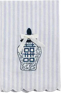 Mud Pie Jinger Jar Topiary Tea Towel