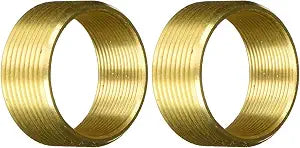 Westbrass 1" Tall Brass Adapter Bushing, 792BB (Pack of 2)