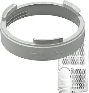 Portable Air Conditioner Exhaust Hose Coupler 5.9 Inch AC Exhaust Hose Window Adapter Round Connector AC Unit Tube Connector for Air Conditioning Accessories (Round)