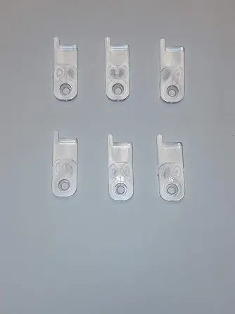 Clear Toggle Switch Plate Cover Guard 6 Pack - Keeps Light Switch ON or Off Protects Your Lights or Circuits from Accidentally Being Turned on or Off