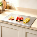 304 Stainless Steel Cutting Board for Kitchenï¼ŒDishwasher Safe Metal Chopping Board for Dough Kneading, Baking, Pastry, Noodle, Meat, Fruits and Vegetables (15.7''L x 11.8''W)