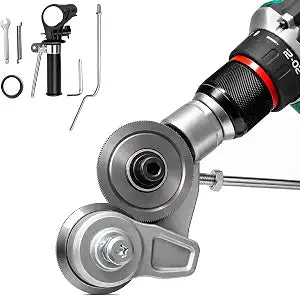 Upgraded Sheet Metal Cutter Attachment for Drill, Metal Nibbler