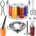 Pisol Canning Supplies Starter Kit, Tools Set with Stainless Steel Rack