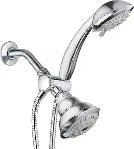 DreamSpa 19-Setting 3 way 2 in 1 Luxury Shower Combo System. Multi Function Shower-Head/Handheld Shower Combo Set by Top Brand Manufacturer