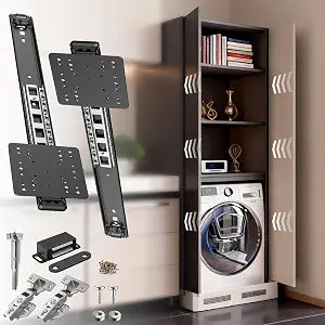 TruGroove Pocket Door Slide, Pivot Door Slide Hardware InsetBlack212in