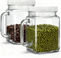 2 Pack Large Mason Jar, 72 oz