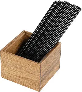 Restaurantware Eco Display 4 Inch x 4 Inch x 3.25 Inch Bamboo Condiment Container 1 Small Spice Box - Chip-Resistant For Seasoning Spices Condiments Natural Bamboo Bamboo Organizer Box