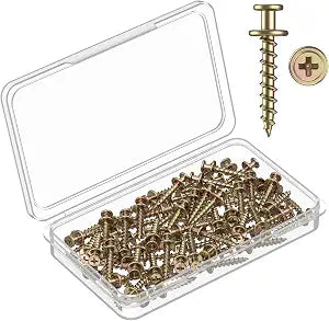 Uniclife 60 Pcs Picture Hangers for Drywall, Double Headed Picture Hanging Nails Hardware, Picture Hanging Kit for Sawtooth, D-Ring, Wire & Keyhole, Picture Hanging Hooks, Gold