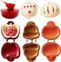 Dough Presser Pocketï¼ŒMini Pie Molds,One-Handed Cookie Maker, 3 Shape Christmas Handmade Pie Molds. (Autumn hand-dispatched)