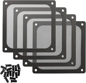 90mm 92mm PC Case Fan Magnetic Nylon Mesh Dust Filter Screen
