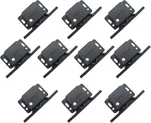 10 Pack Grabber Catch 10lbs RV Drawer Latch (OWACH CL-308) Replacement Southco C3-810 for RV Motorhome Trailer Camper Marine Boat Cabinet (10 Lbs, Black)