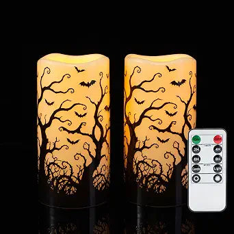 Homemory Halloween Flameless Candles with Remote, IP65 Waterproof