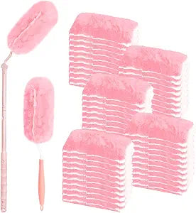 Pink Duster Refill for Swiffer Duster, 50 Count Disposable Dusters Kit