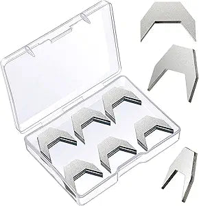 Moxweyeni 48 Pieces Metal Drawer Stops for Dresser Track Guide Glides