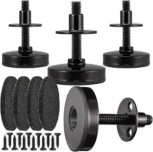 NEWBYTEK 3/8-16 Heavy Duty Leveling Feet, 1600LB Furniture Levelers (4PK)