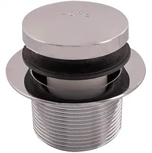Eastman Tip-Toe Bath Drain Assembly Kit with Flange and Drain Washer, 1-1/2 Inch x 11.5 Inch Coarse Thread, Chrome Plated, 35235