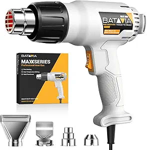 BATAVIA 1800W Heat Gun with 752&1112 Dual-Temperature Settings for Crafts