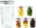 6Pack 8OZ Mason Jar Canning Jars Compatible with Mason Jar Vacuum Sealers for Canning Pickling