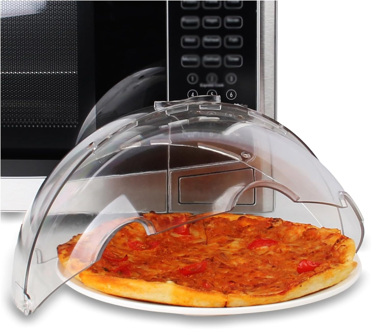 LOPEZTEK Flippable Microwave Splatter Cover for Food