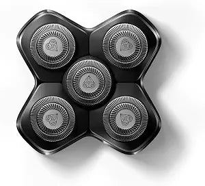 MANSCAPED�� The Dome Shaver��� PRO SkinSafe�� Replacement Blade Pad - Five Stainless Steel Rotary Pivoting Blades for Smooth Shave, Magnetic Attachment for Men's Head Shaver (1-Pack)