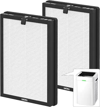 2 Pack K1 Replacement Filter Compatible with LUNINO K1 Air Purifier