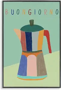 Buongiorno Espresso Kitchen, 12 x 18 Inch Framed Gicle Print