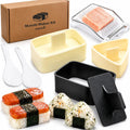 Musubi Mold Kit, Musubi Press Molds with Musubi Maker, Triangle Onigiri Mold, Rice Paddle, Luncheon Meat Slicer for SPAM