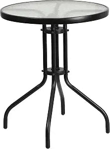 Flash Furniture 23.75 in Round Table, Black