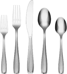 Cambridge Waylen Sand 20-Piece 18/0 Silverware Set for 4, Flatware