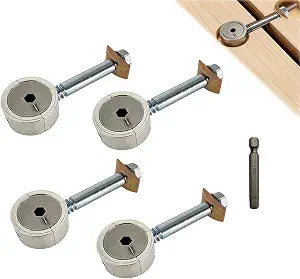 Countertop Miter Connector, Furniture Joining Kit, 4 Pack