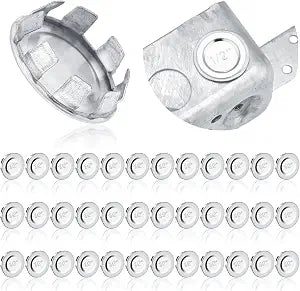 Yaocom 36 Pcs Knockout Seal Electrical Box Plugs for 1/2 Inch Pipe