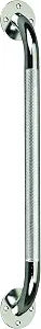 Drive Medical Chrome Knurled Grab Bar for Bathroom Safety, 18 in