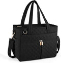 Large Lunch Box for Women, Insulated Lunch Bag for Work, Black