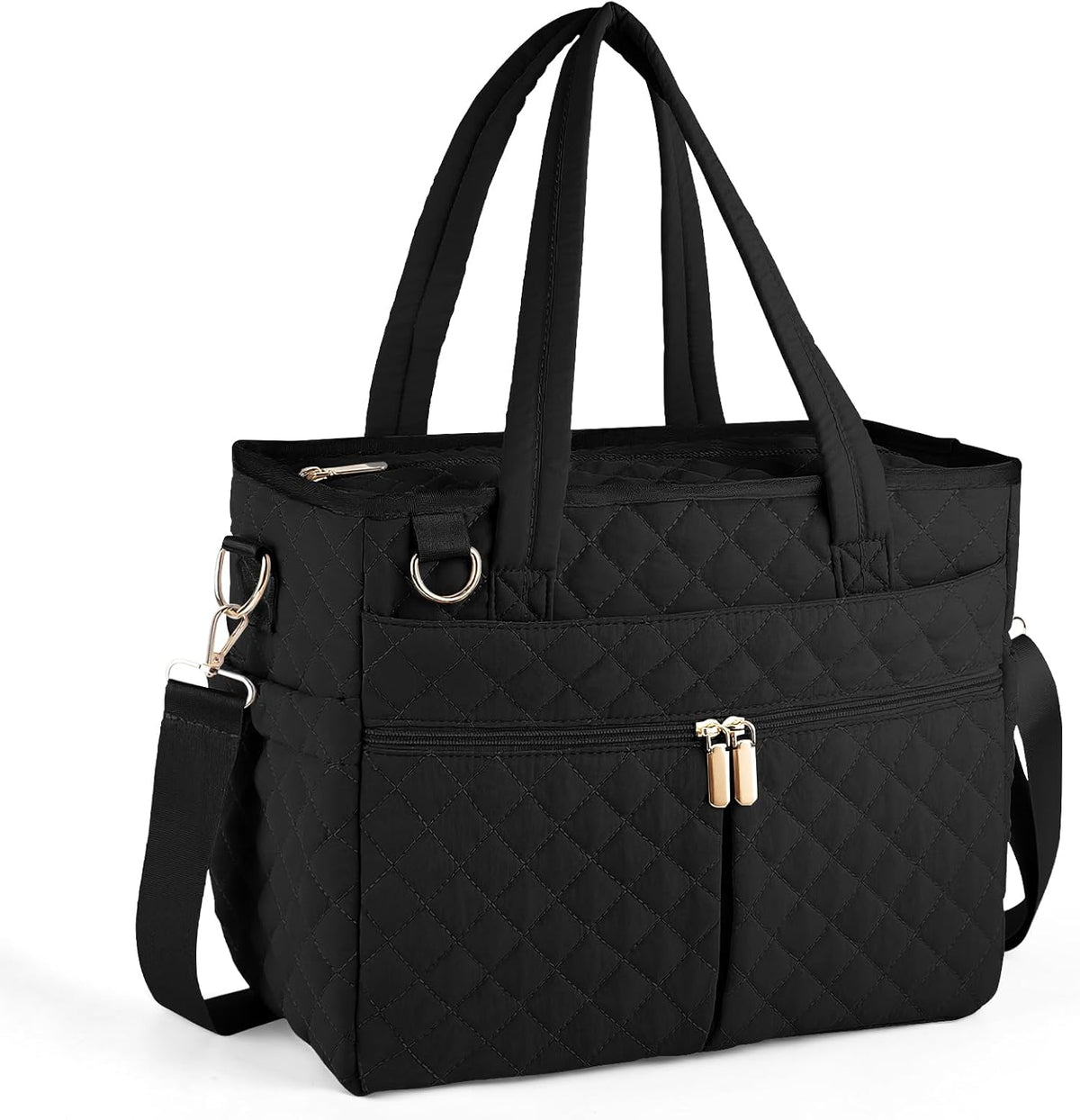 Large Lunch Box for Women, Insulated Lunch Bag for Work, Black