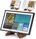 ANBOXIT Solid Wood Stand Stand for Echo Show 15/21, Rustic Display Holder