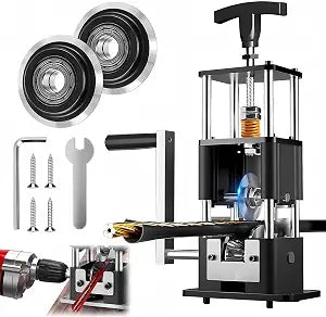 Copper Wire Stripping Machine, Adjustable 0.04 to 1, Includes 2 Replaceable Blades, Ideal for Scrap Cable & Copper Wire Recycling, Manual or Electric Drill Compatible