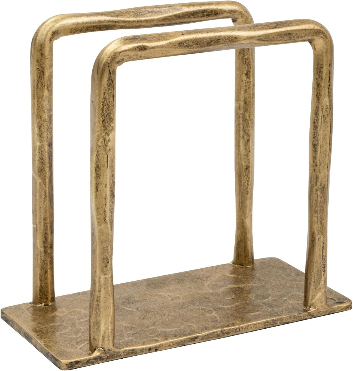 Napkin Holder for Tableï¼ŒHeavy duty solid Metal Hand Forged Standing Napkin Dispenser for Kitchen, Dining Room, Cocktail, Farmhouse Kitchen Decor