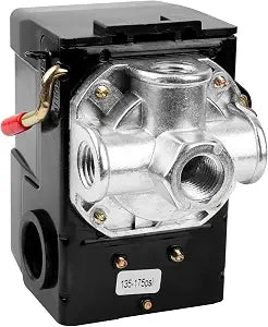 Air-Compressor Pressure Switch 135-175 psi 4 Port 26 Amp 220V